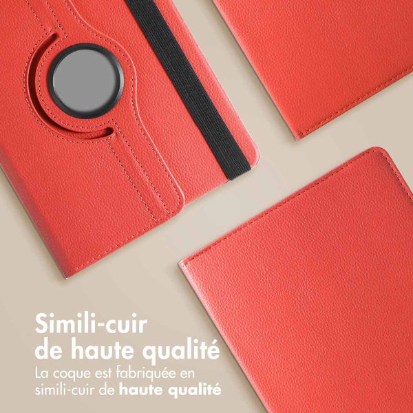 imoshion Coque tablette rotatif à 360° Lenovo Tab M10 5G - Rouge