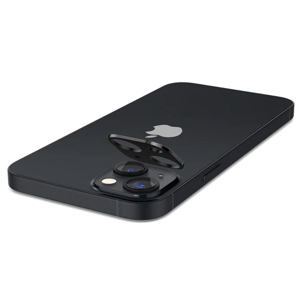 Spigen GLAStR Protection Caméra en verre trempé Apple iPhone 14 / 14 Plus - Noir