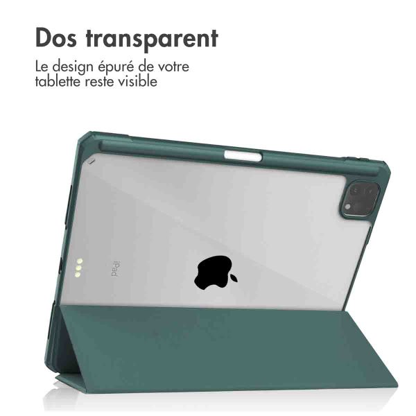 imoshion Coque tablette rigide Trifold Apple iPad Pro 12.9 (2018/2020/2021/2022) - Vert