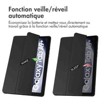 imoshion Coque tablette rigide Trifold Samsung Galaxy Tab A9 Plus - Noir