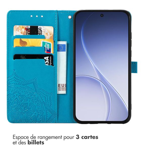 imoshion Etui de télephone Mandala Oppo Reno15 (5G) - Turquoise