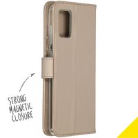 Accezz Étui de téléphone Wallet Samsung Galaxy A71 - Dorée