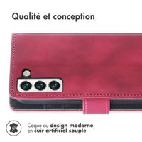 imoshion Etui de télephone portefeuille avec cordon Samsung Galaxy S21 FE - Rouge