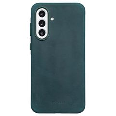 Accezz Coque MagSafe en cuir vintage Samsung Galaxy A56 - Smokey Green