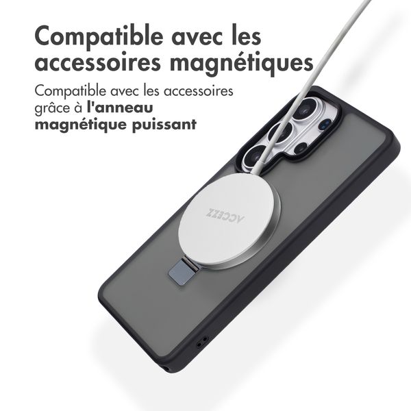 Accezz Coque Ring Stand avec MagSafe Samsung Galaxy S26 Ultra - Noir