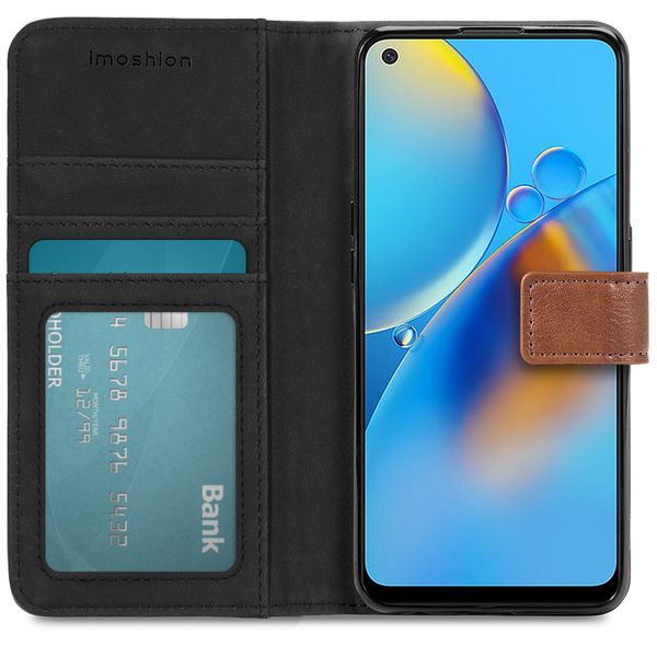 imoshion Étui de télephone portefeuille Oppo A74 (4G) - Marron