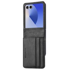 imoshion Étui de télephone portefeuille Luxe Samsung Galaxy Z Flip 7 - Noir