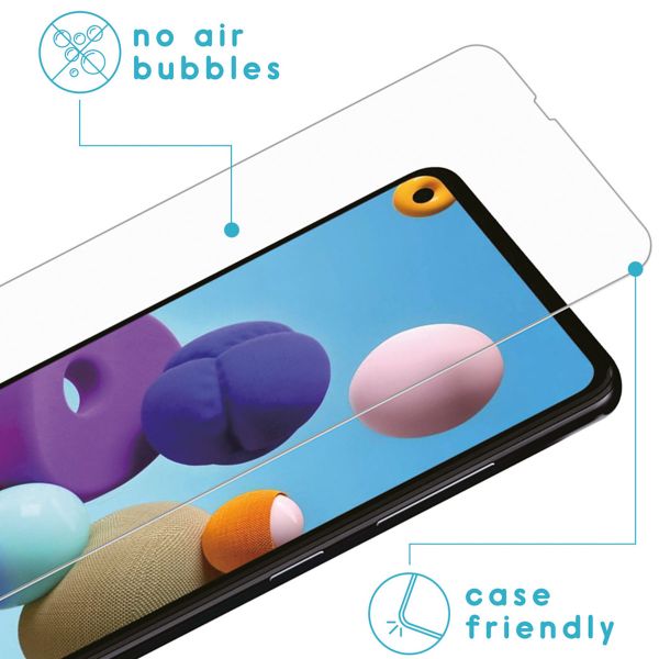 imoshion Protection d'écran en verre trempé Samsung Galaxy A21s