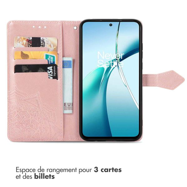 imoshion Etui de télephone Mandala OnePlus Nord 5 - Rose Doré