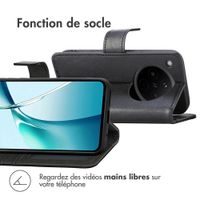 imoshion Étui de télephone portefeuille de luxe Oppo Find X8 - Noir