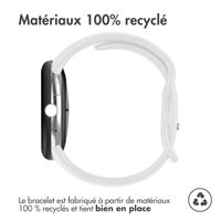 imoshion Bracelet en silicone⁺ Google Pixel Watch / Watch 2 / Watch 3 / Watch 4 (41 mm) - Taille S - Blanc
