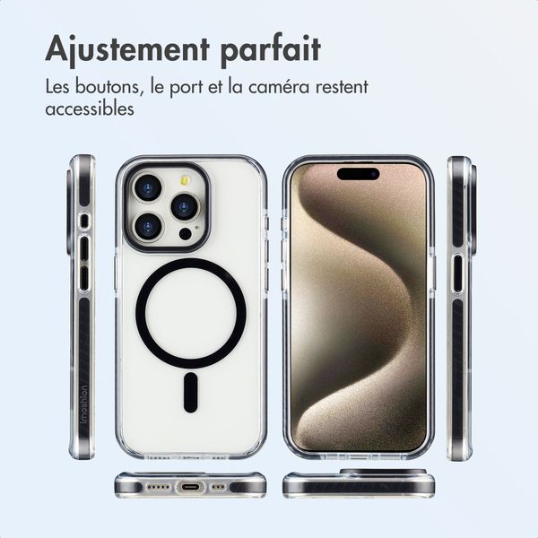 imoshion Coque Combat MagSafe Apple iPhone 15 Pro - Noir