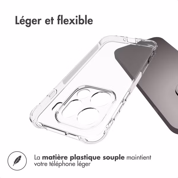 imoshion Shockproof Case Oppo Find X9 Pro - Transparent