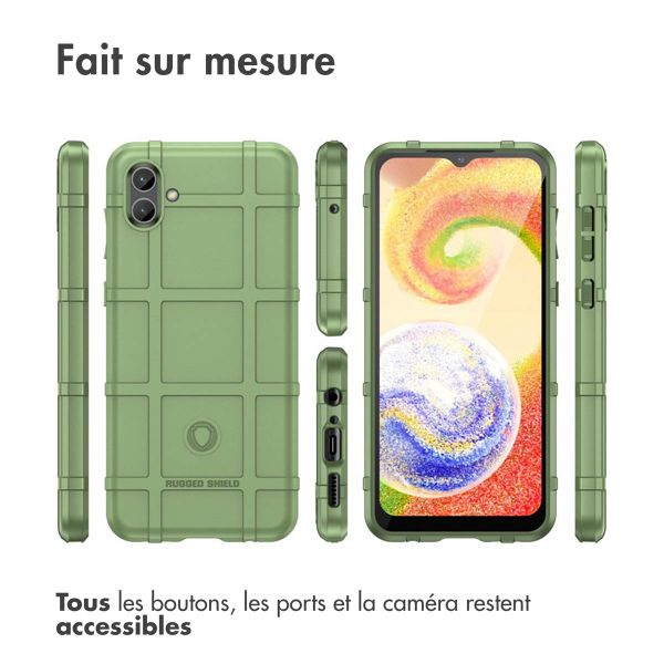 imoshion Coque Arrière Rugged Shield Samsung Galaxy A04 - Vert