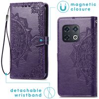 imoshion Etui de téléphone portefeuille Mandala OnePlus 10 Pro - Violet