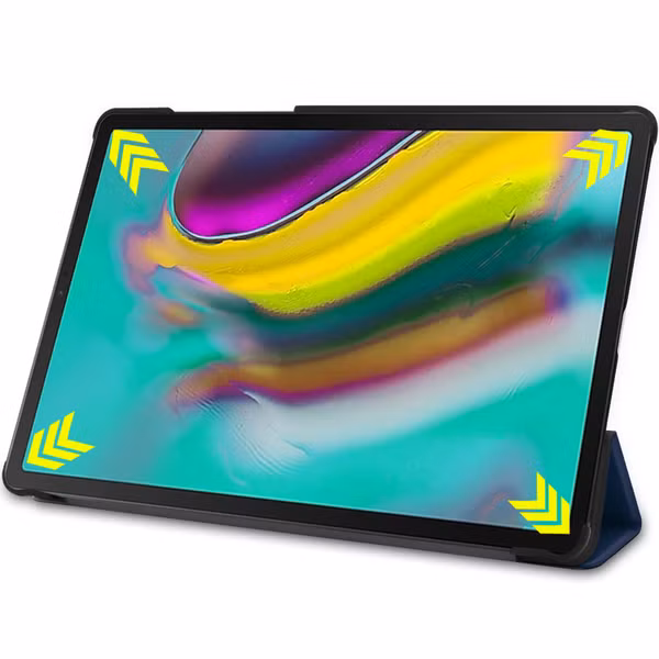 imoshion Coque tablette Trifold Samsung Galaxy Tab S5e - Bleu foncé