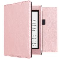 imoshion Étui de liseuse en cuir végan Amazon Kindle Paperwhite 4 (2018) - Rose