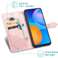 imoshion Etui de télephone Mandala Huawei P Smart (2021) - Rose Doré