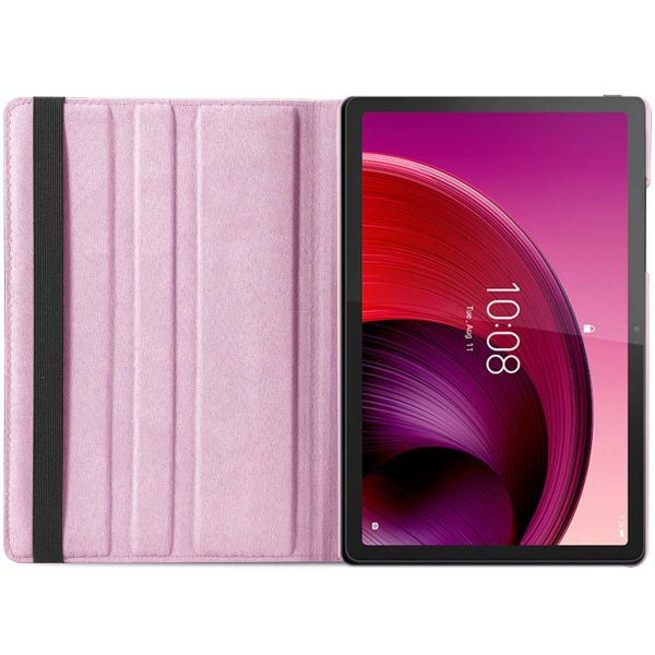 imoshion Coque tablette rotatif à 360° Lenovo Tab M10 5G - Rose