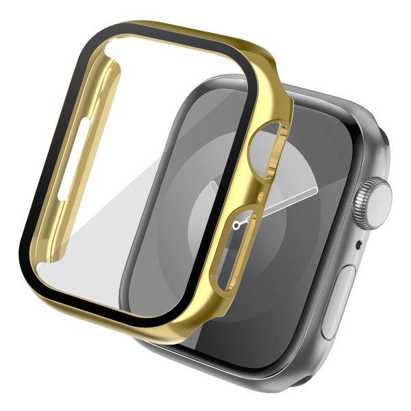 imoshion Coque rigide brillante à couverture complète pour Apple Watch Series 7 / 8 / 9 - 41 mm - Or