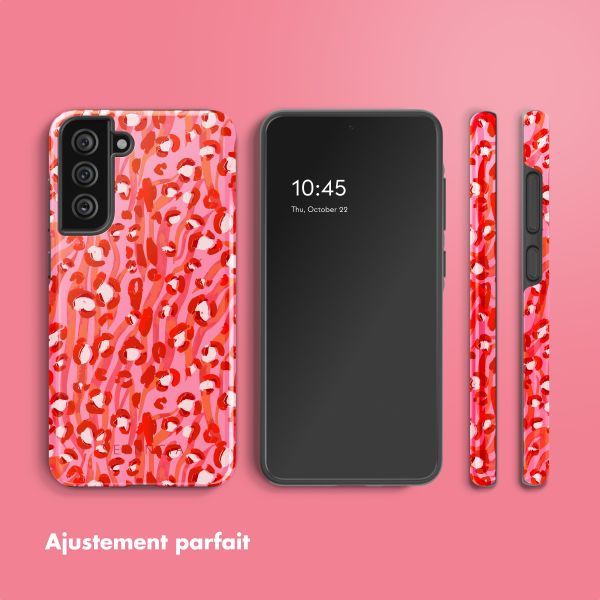 Selencia Coque arrière Vivid Samsung Galaxy S21 FE - Wild Spots Lipstick