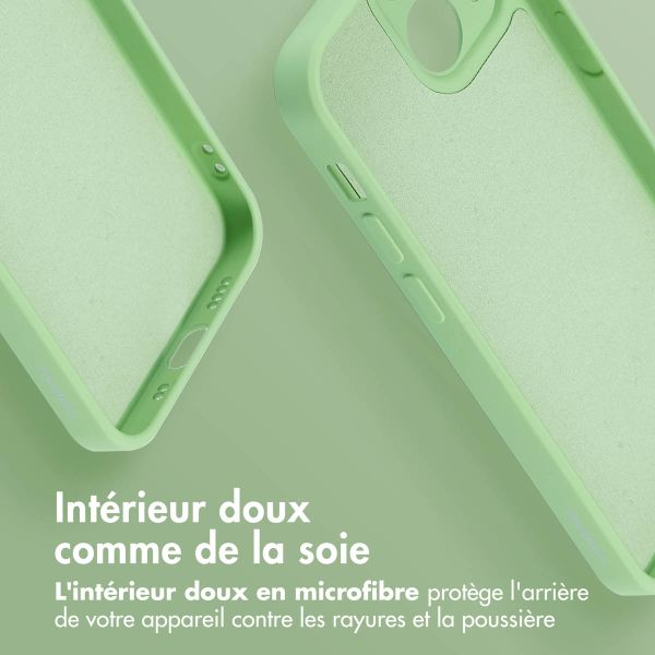 imoshion Coque Couleur avec MagSafe iPhone 13 Mini - Vert