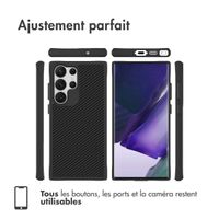 imoshion Rugged Hybrid Carbon Case Samsung Galaxy S23 Ultra - Noir