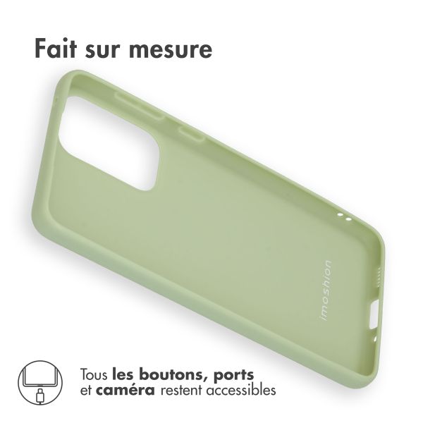 imoshion Coque Couleur Samsung Galaxy A33 - Olive Green