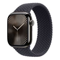 Apple Bracelet Boucle unique tressée Apple Watch | 44/45/46/49 mm - Taille 1 - Midnight