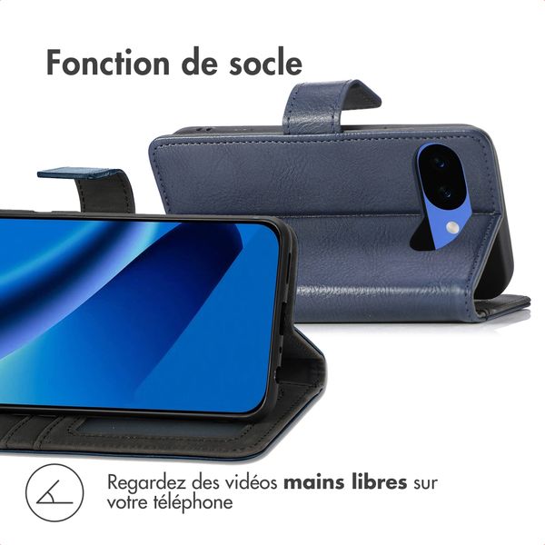 imoshion Étui de télephone portefeuille Google Pixel 10a - Bleu foncé