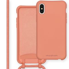 imoshion Coque de couleur avec cordon amovible iPhone Xs / X - Peach