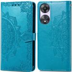 imoshion Etui de téléphone portefeuille Mandala Oppo A58 (4G) - Turquoise