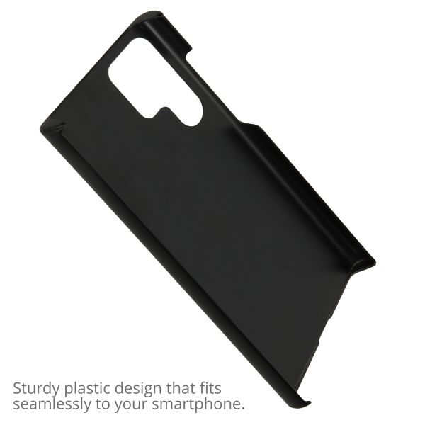 Concevez votre propre coque rigide Samsung Galaxy S22 Ultra - Noir