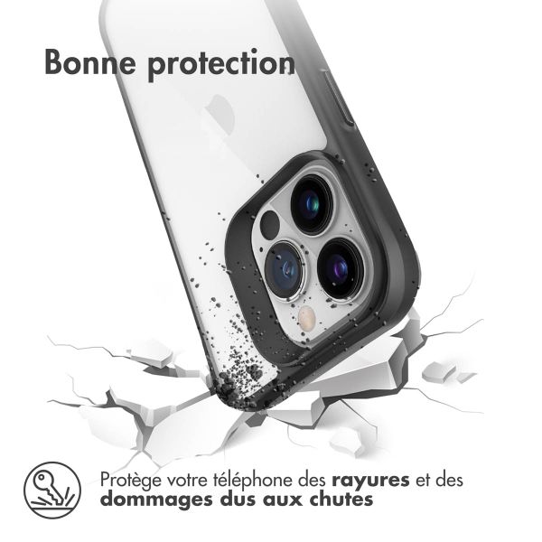 imoshion Coque Rugged Hybrid Apple iPhone 13 Pro Max - Noir / Transparent