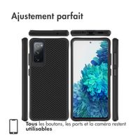 imoshion Rugged Hybrid Carbon Case Samsung Galaxy S20 - Noir
