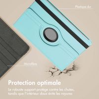 imoshion Coque tablette rotatif à 360° Samsung Galaxy Tab S10 Plus / Tab S9 FE Plus / Tab S9 Plus - Bleu clair