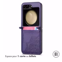 imoshion Mandala Bookcase Samsung Galaxy Z Flip 7 FE - Violet