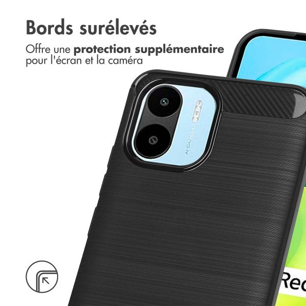 imoshion Coque Brushed Xiaomi Redmi A1 / A2 - Noir