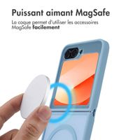 imoshion Coque Color Guard avec MagSafe Samsung Galaxy Z Flip 6 - Bleu clair