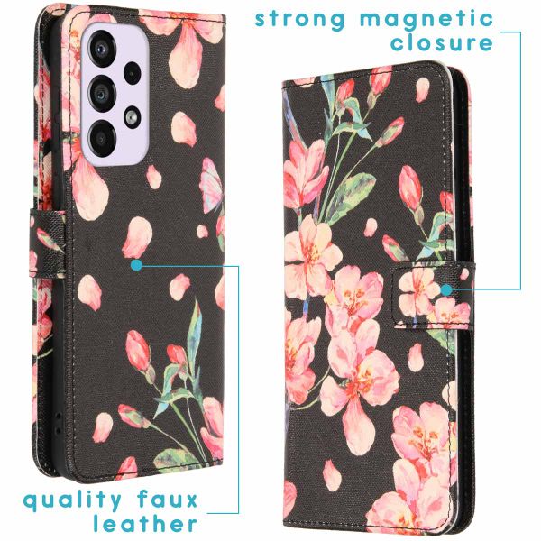 imoshion Coque silicone design Samsung Galaxy A33 - Blossom Black