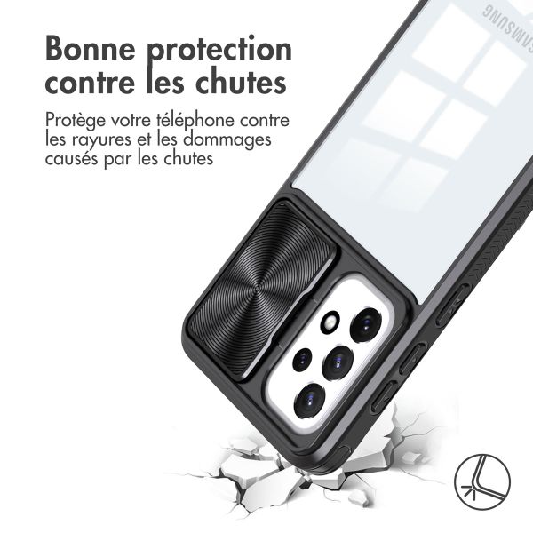 imoshion Coque arrière Camslider Samsung Galaxy A53 - Noir