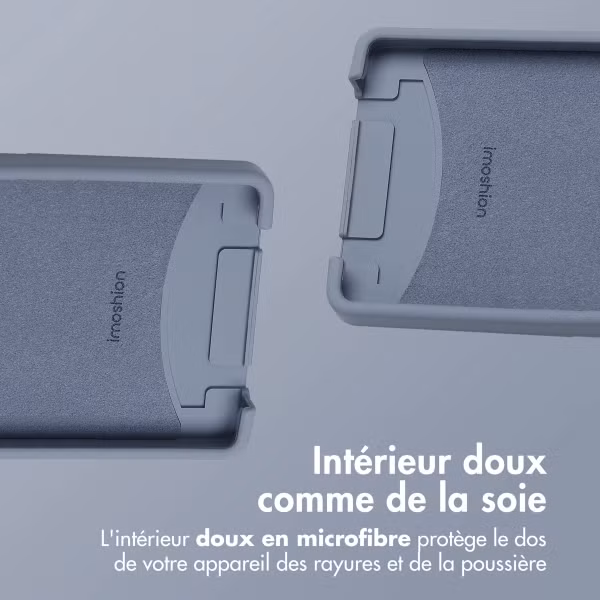 imoshion Coque arrière Color avec cordon amovible et MagSafe Samsung Galaxy S25 Ultra - Ash Blue
