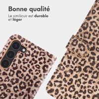 imoshion Étui de télephone portefeuille Design Samsung Galaxy S23 - Leopard Mood