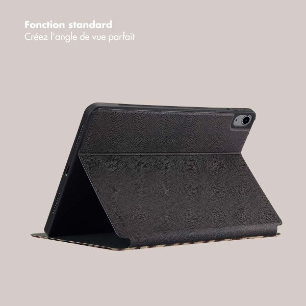 Selencia Coque tablette Vivid Apple iPad Air 11 pouces (2025) M3 / (2024) M2 / Air 5 (2022) / Air 4 (2020) - Wild Leo