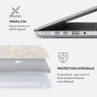 Burga Coque Rigide MacBook Pro 14 pouces (2021 / 2023 M3 chip / 2024 M4 chip) - A2442 / A2779 / A2918 / A3112 / A3185 / A3401 - Vanilla Sand