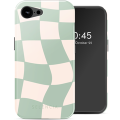 Selencia Coque arrière Vivid avec MagSafe Apple iPhone 16e - Groovy Sage Green