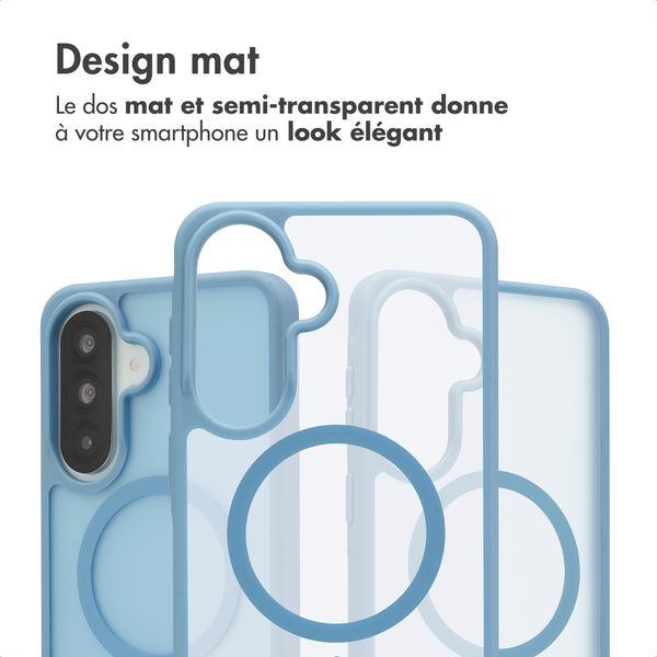 imoshion Coque Color Guard avec MagSafe Samsung Galaxy A37 (5G) - Bleu clair