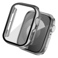 imoshion Coque rigide brillante à couverture complète pour Apple Watch Series 4 / 5 / 6 / SE - 40 mm - Argent