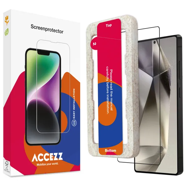 Accezz Protection d'écran en verre trempé avec applicateur Samsung Galaxy S25 Ultra