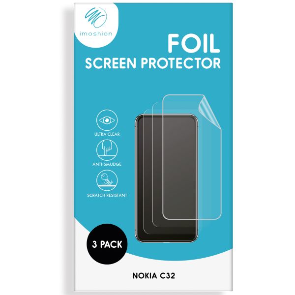 imoshion Protection d'écran Film 3 pack Nokia C32